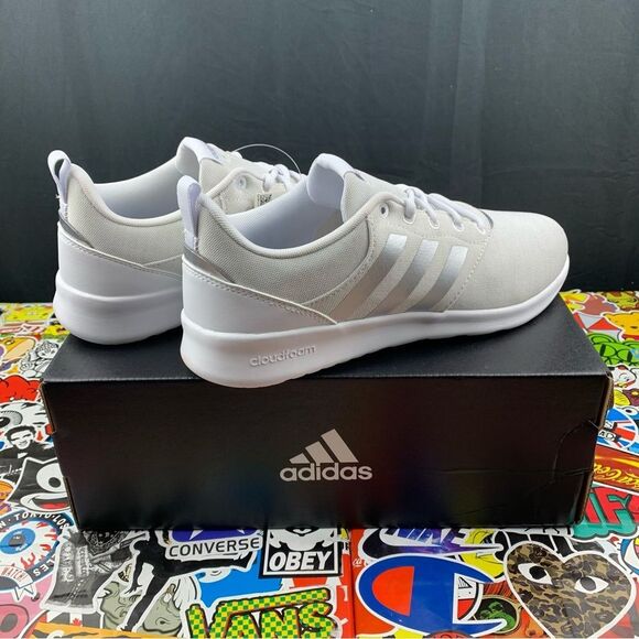 Adidas QT Racer 2.0 Silver Women’s Various Sizes - Picture 2 of 13